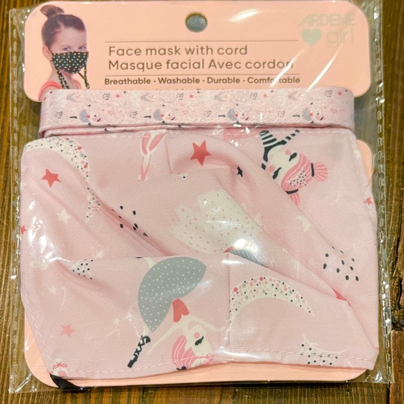 3️⃣3/25 ARDENE Kids masks with lanyard (Ballerina) - Picture 2 of 4